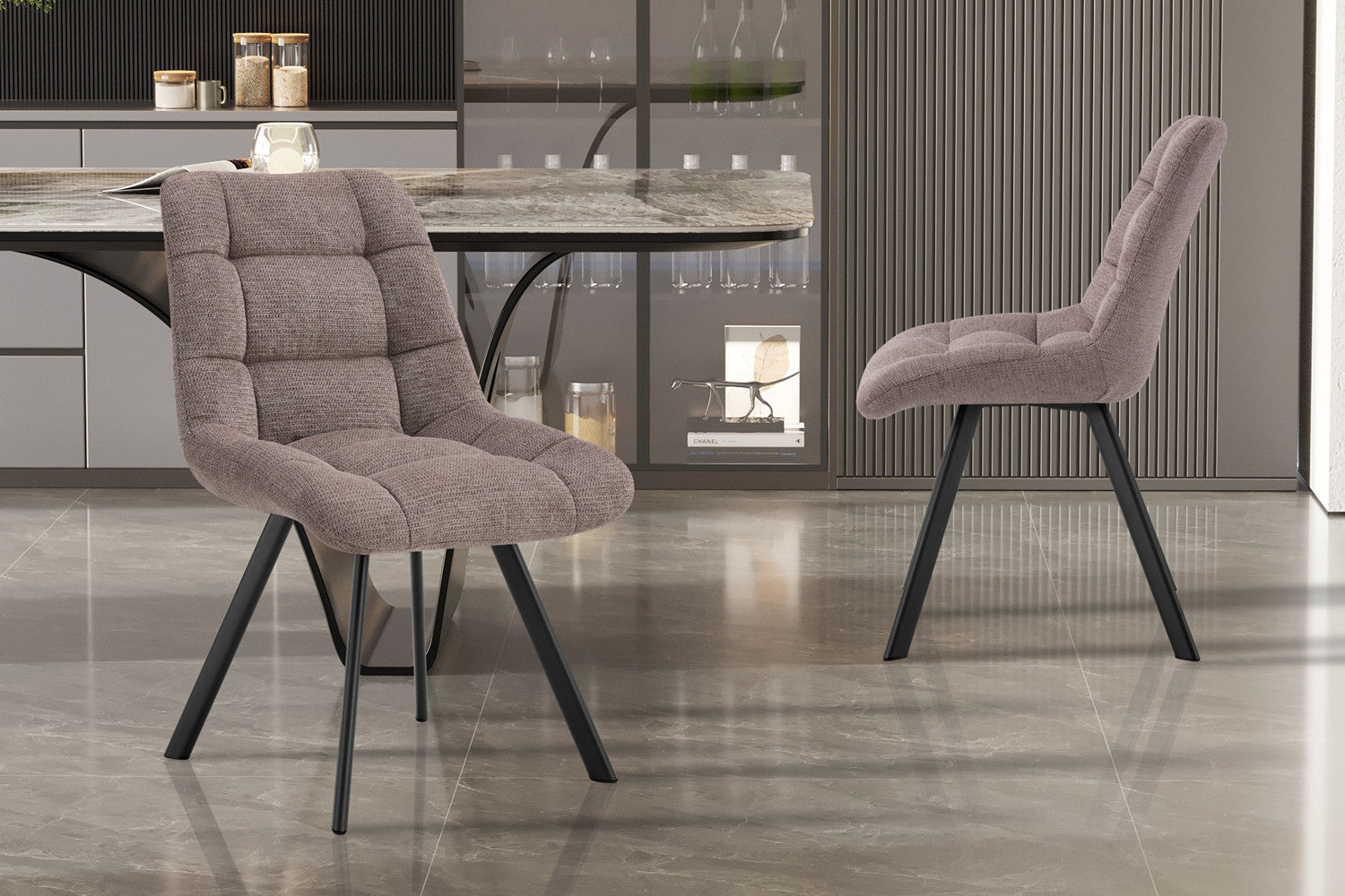 Stoel 'Lizzy' Stof Ote Share 400 Peper