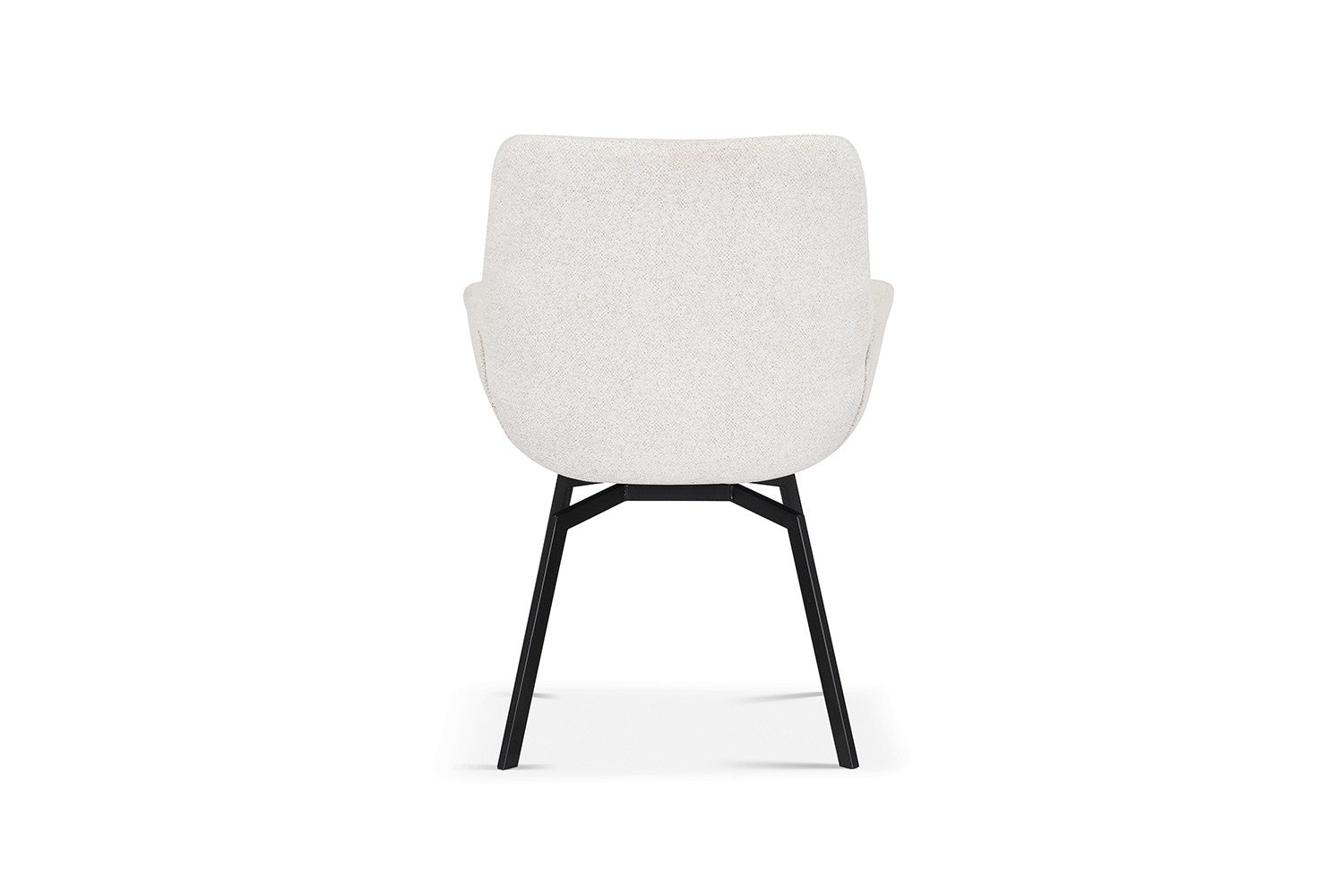 Stoel 'Modest' Draaibaar Stof Fabb Raven 22 Ecru