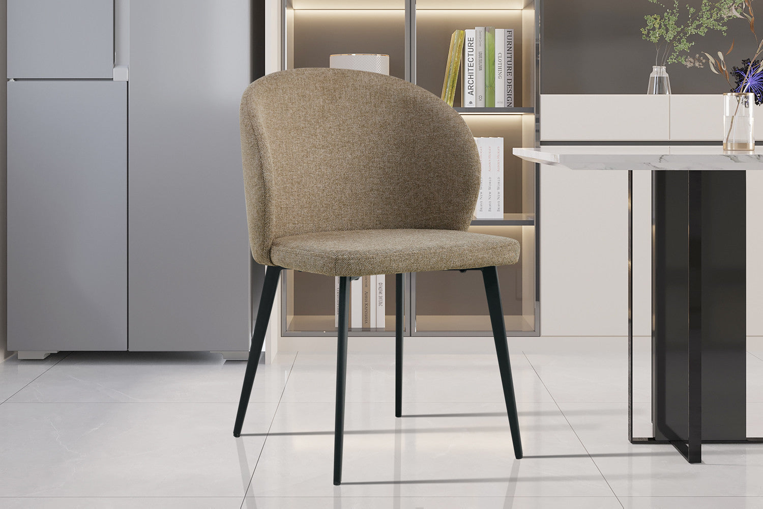 Stoel 'Toledo' Stof Zand