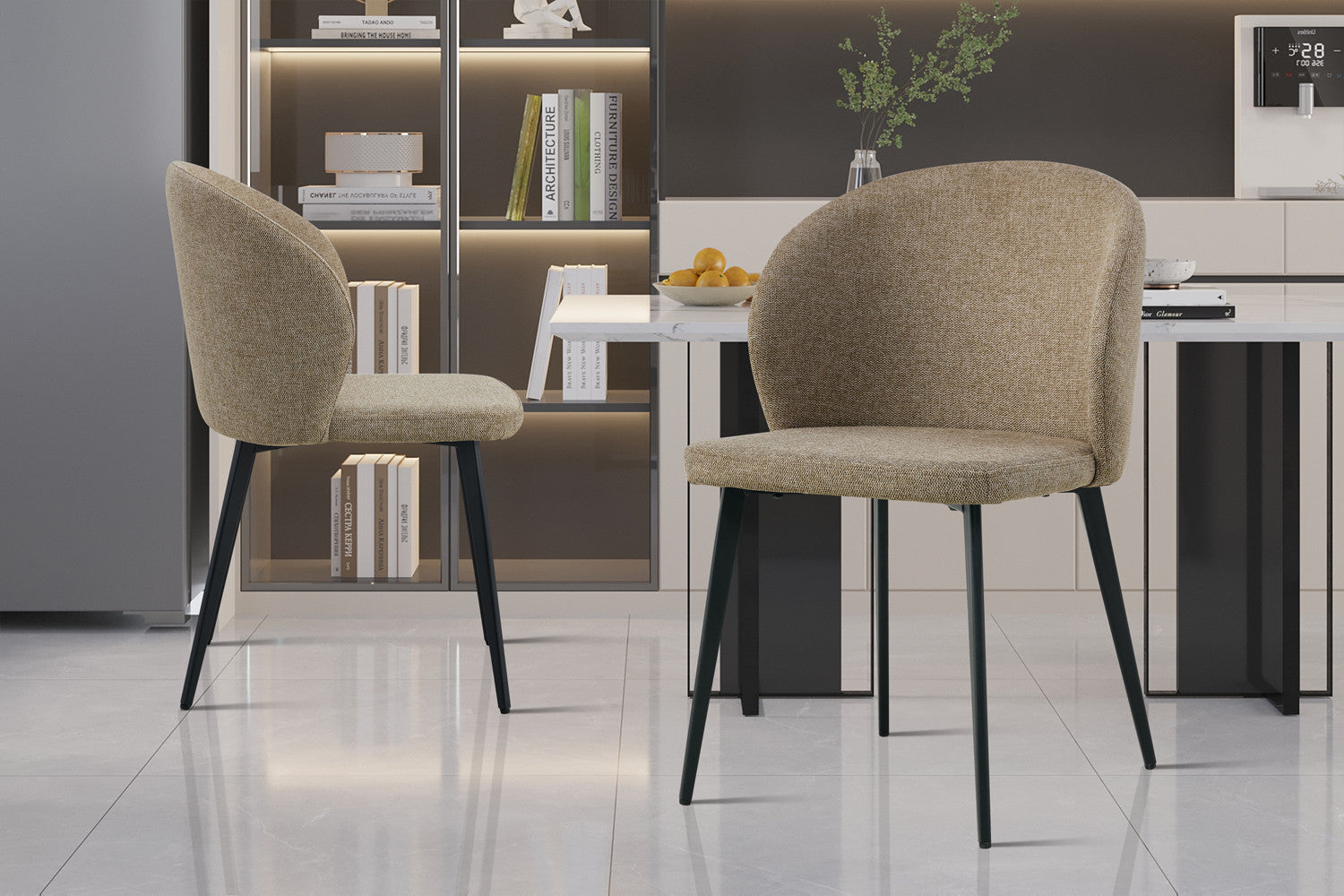 Stoel 'Toledo' Stof Zand