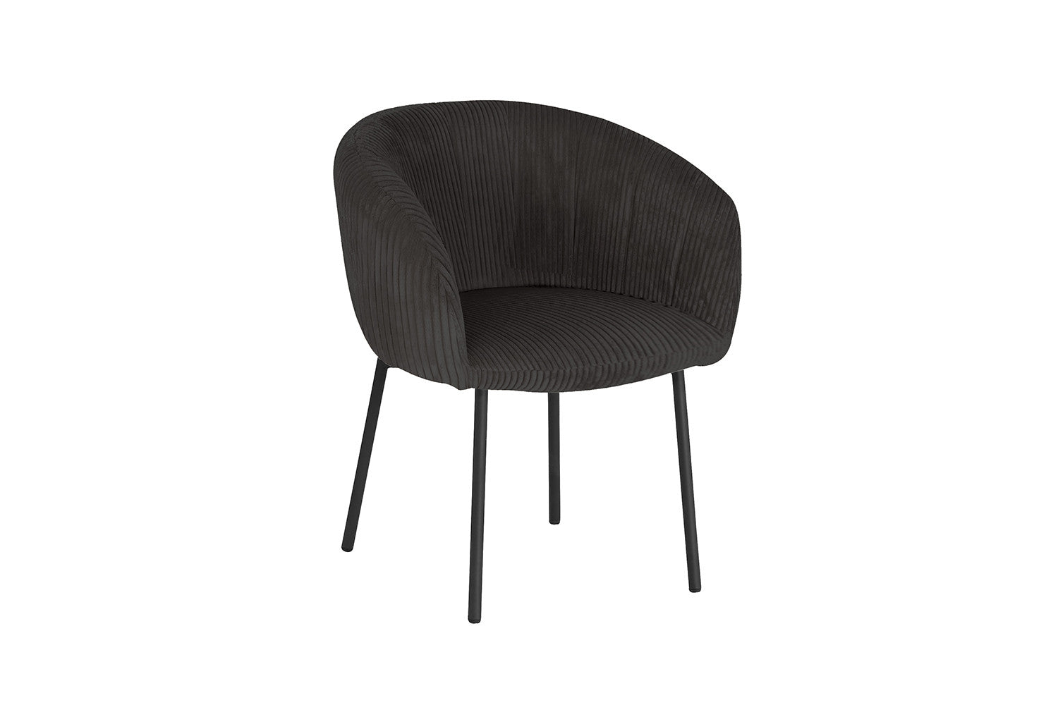 Stoel 'Sevilla' Corduroy Fabb Hyper 16 Grijs