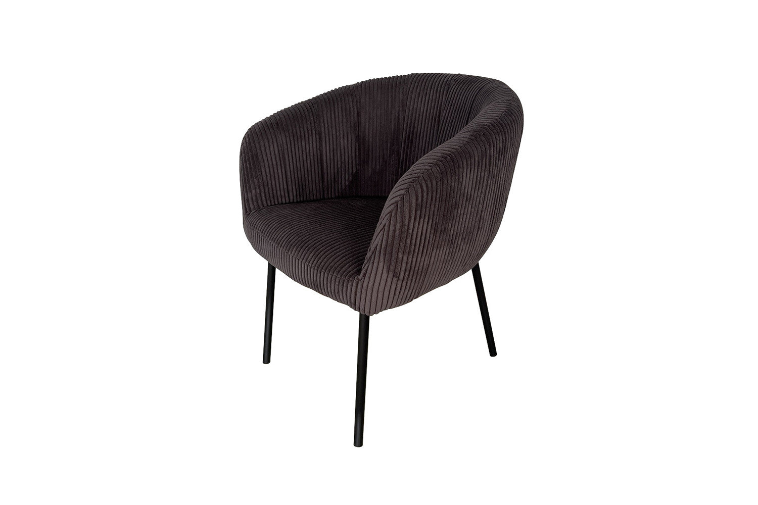 Stoel 'Sevilla' Corduroy Fabb Hyper 16 Grijs