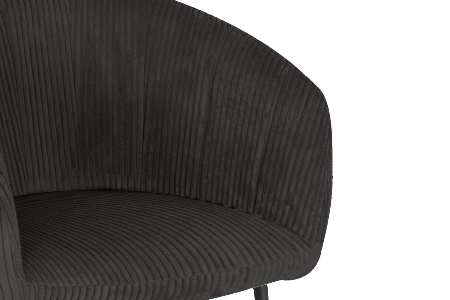 Stoel 'Sevilla' Corduroy Fabb Hyper 16 Grijs