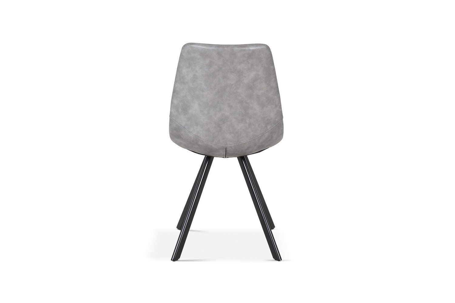 Stoel 'Emma' PU Donkergrijs