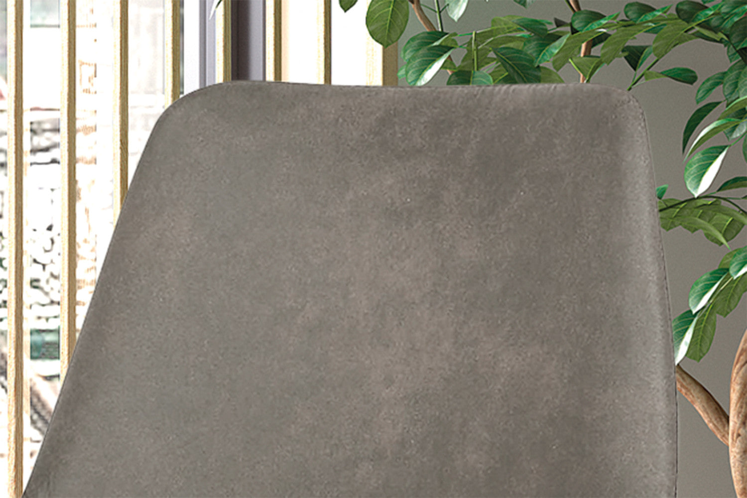 Stoel 'Mirano' Microvezel PU Grijs