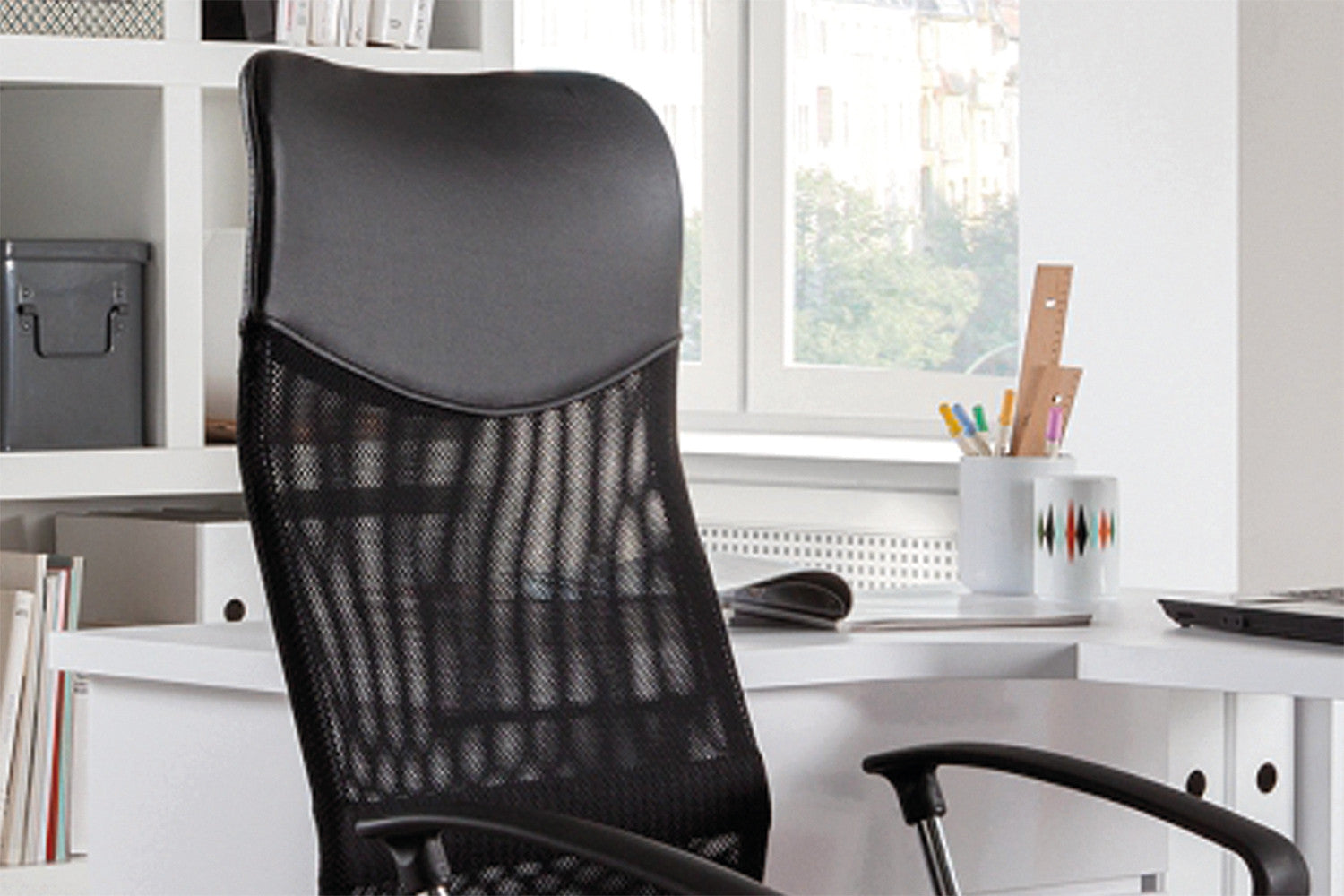 Bureaustoel 'Max' Mesh Zwart