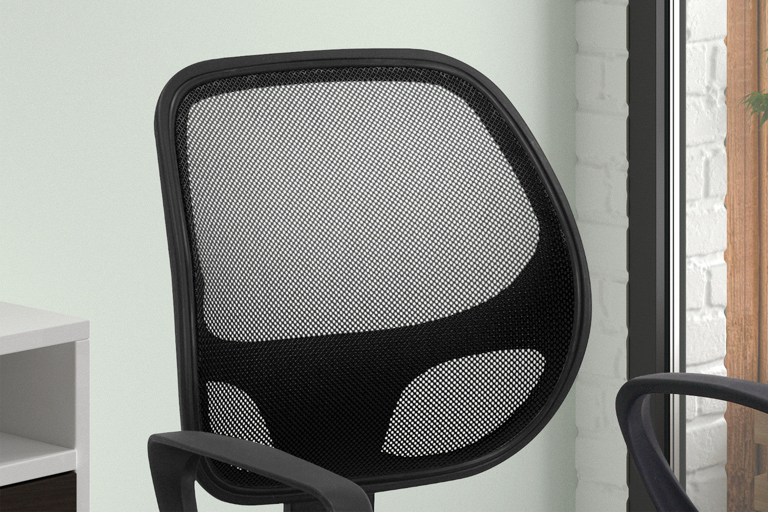 Bureaustoel 'Hippa' Mesh Zwart