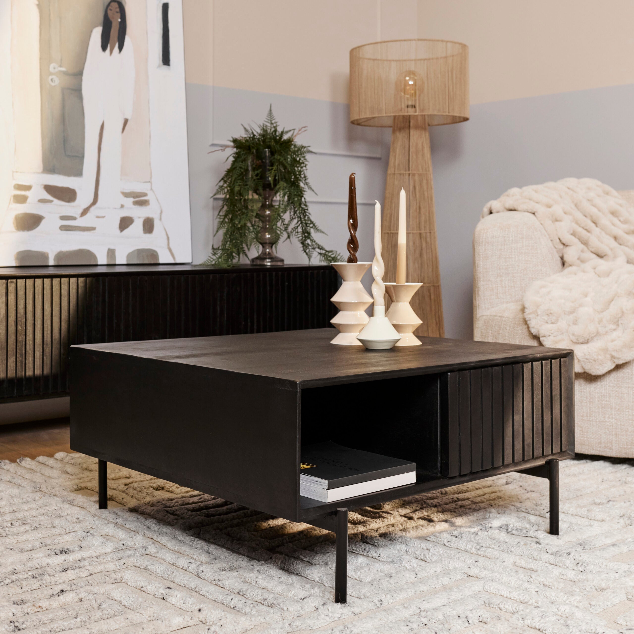 Salontafel Madison Black | | Vierkant