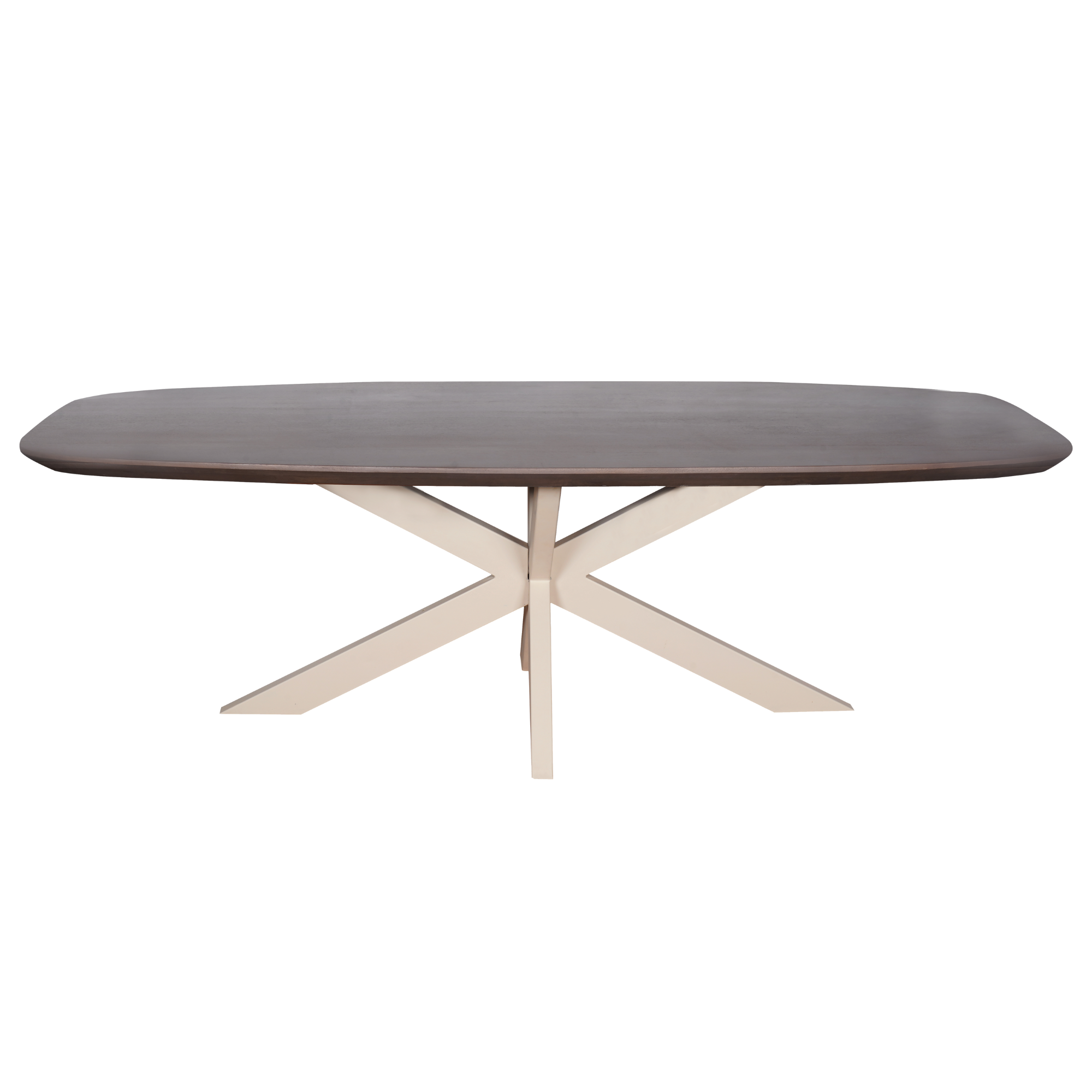 Eettafel Madison Walnut | | Deens Ovaal | Poot Sand