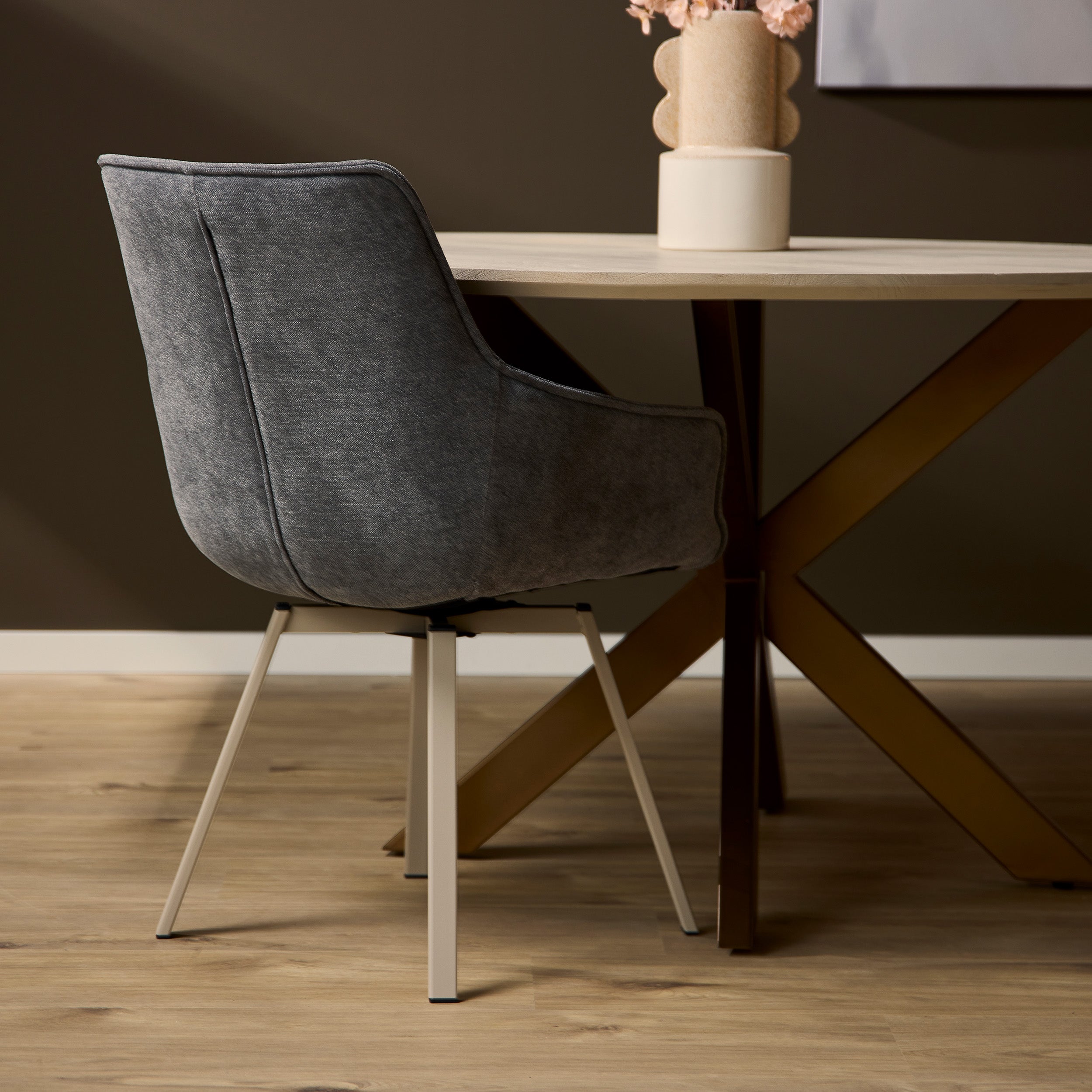 Eetkamerstoel Mees | Antraciet