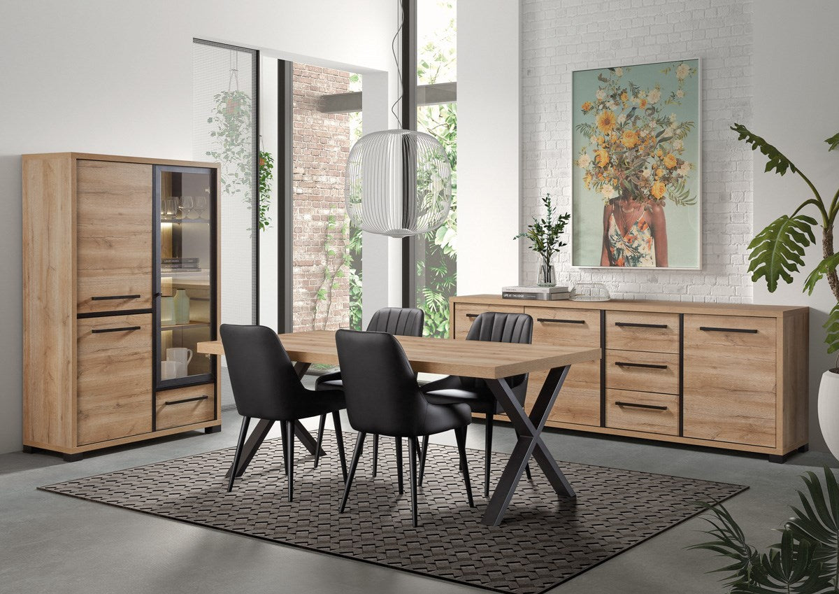 Eetkamerset Rico + 4 stoelen
