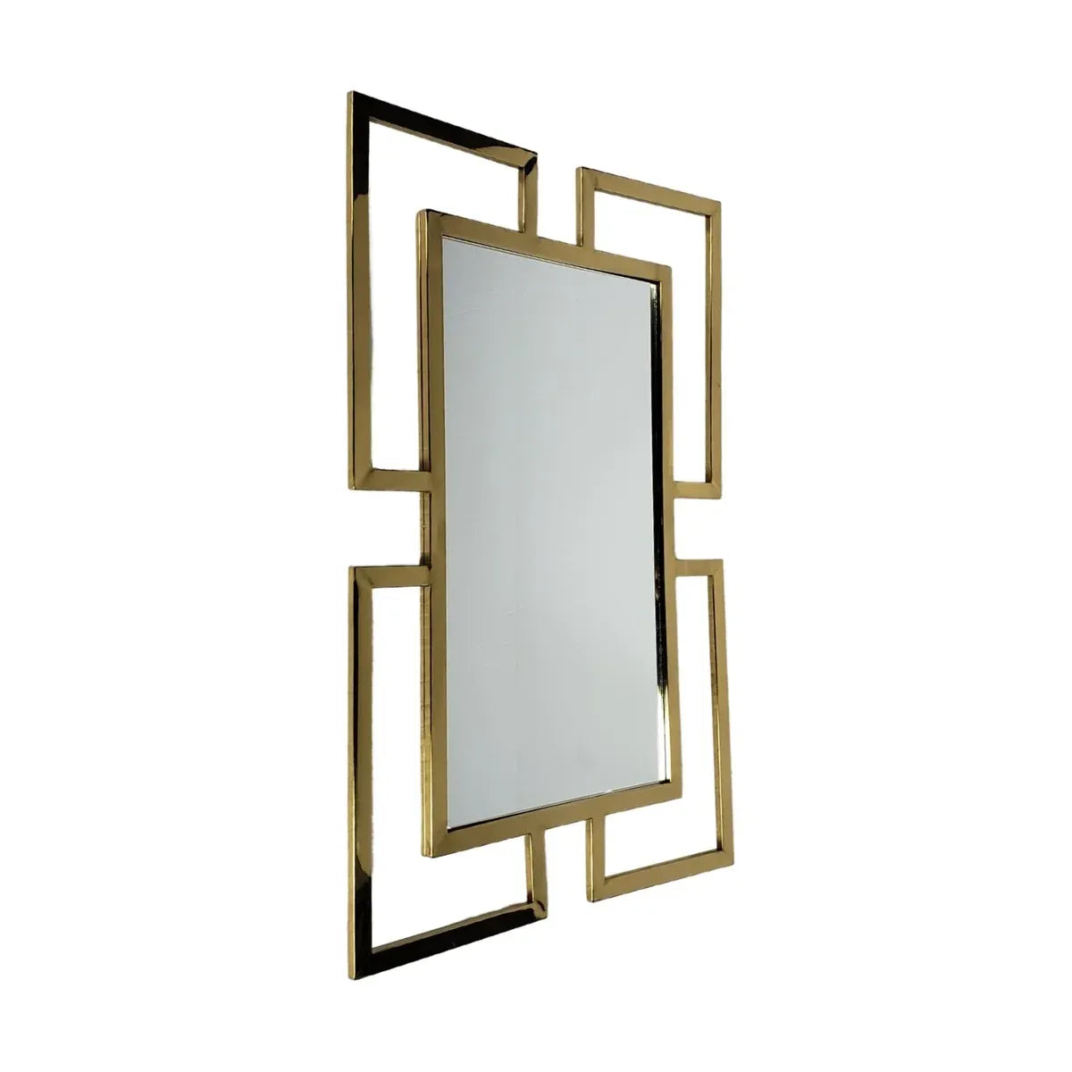 Spiegel Mirror M29 Triangle 120x80x2 Gold Frame