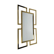 Spiegel Mirror M29 Triangle 120x80x2 Gold Frame