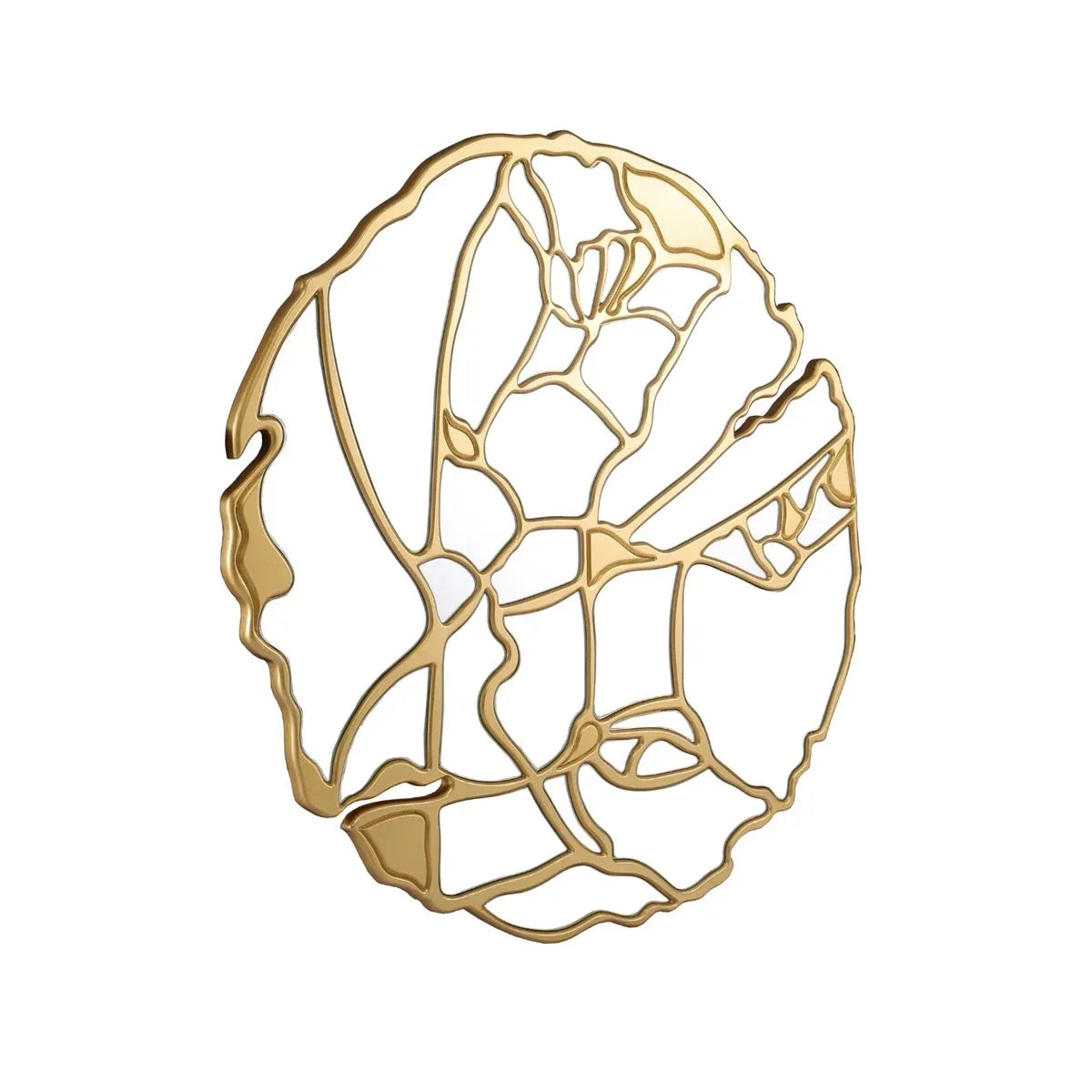 Spiegel Mirror Java 120x120 Gold