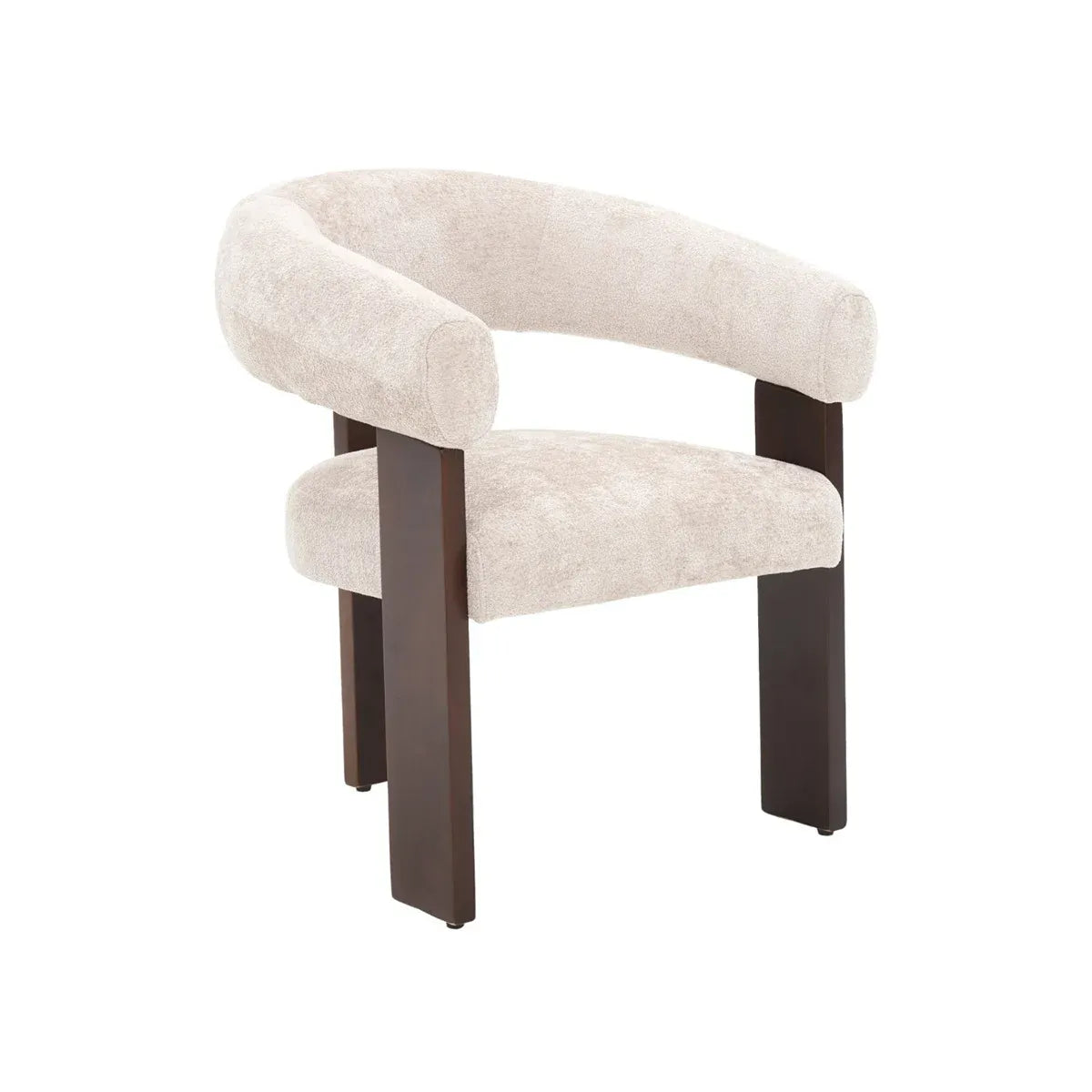 Stoel Japandi Sara ZB-5698 Taupe - Bruine poten