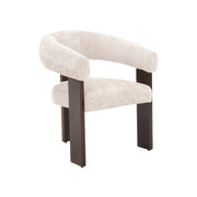 Stoel Japandi Sara ZB-5698 Taupe - Bruine poten