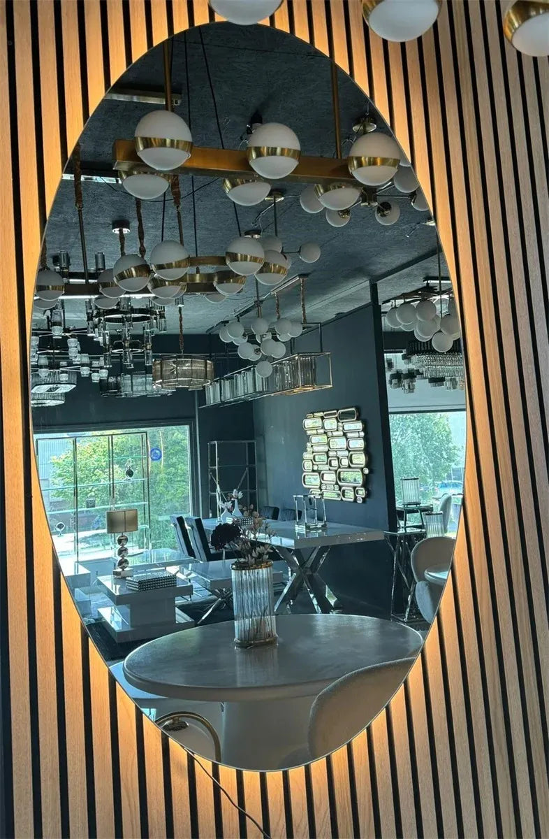 Spiegel Mirror with Light MT-89 Clear Oval 130x80