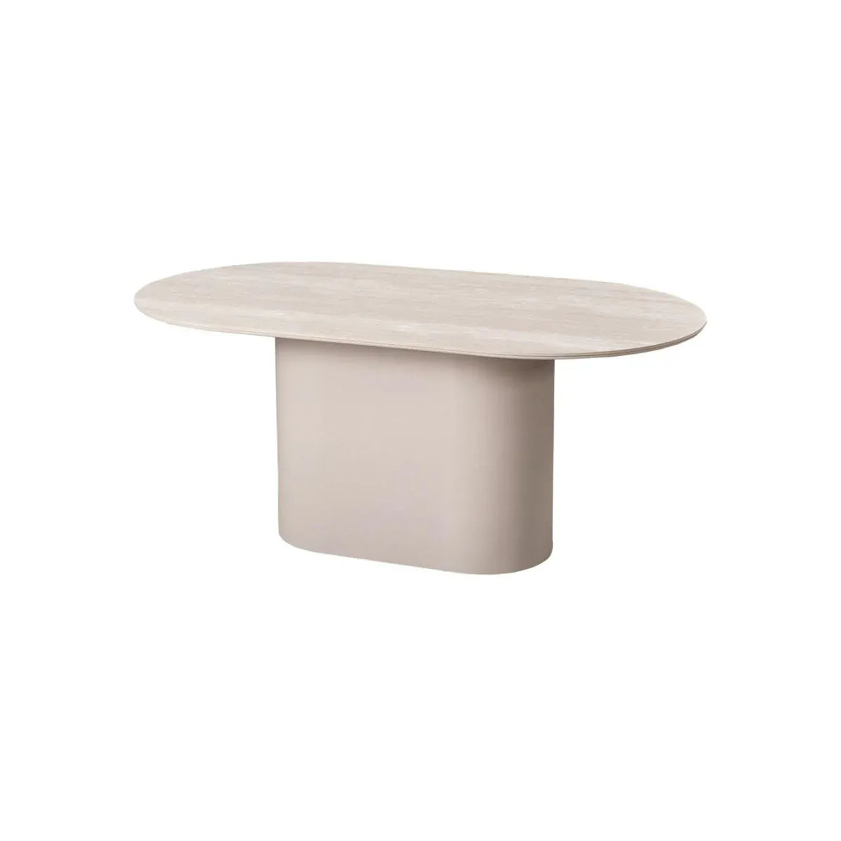 Eettafel Isabella  220x110x77 Beige Stone Top
