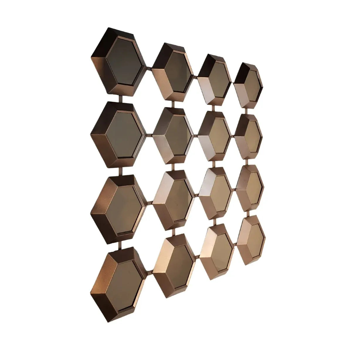 Spiegel Mirror Damla Kare CD-H049 120x120x5 Sepia