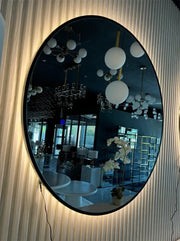 Spiegel Mirror with Light MT-94 Black Line 120x120