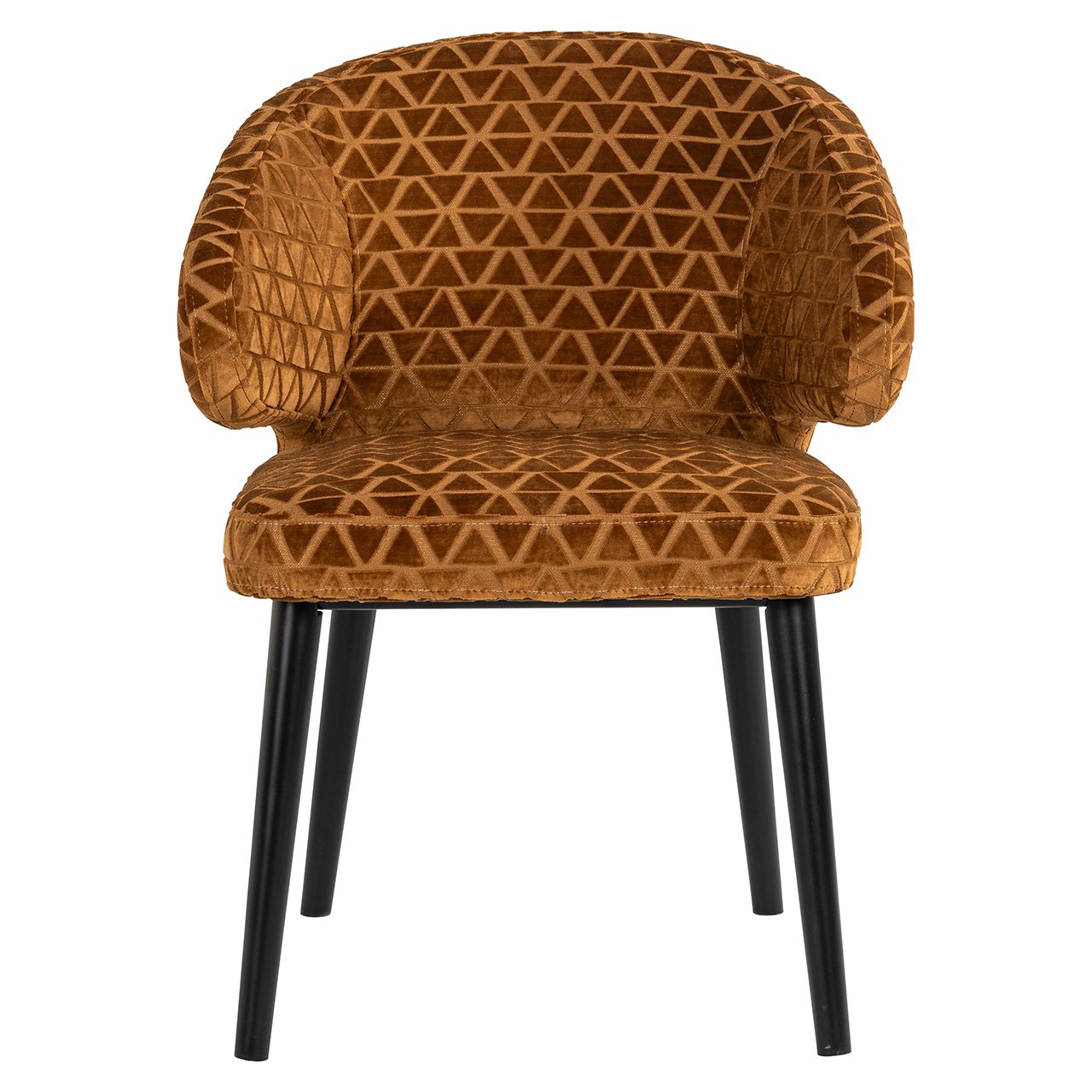 Eetkamerstoel Indigo goud driehoek (Driehoek 2013 oud goud)