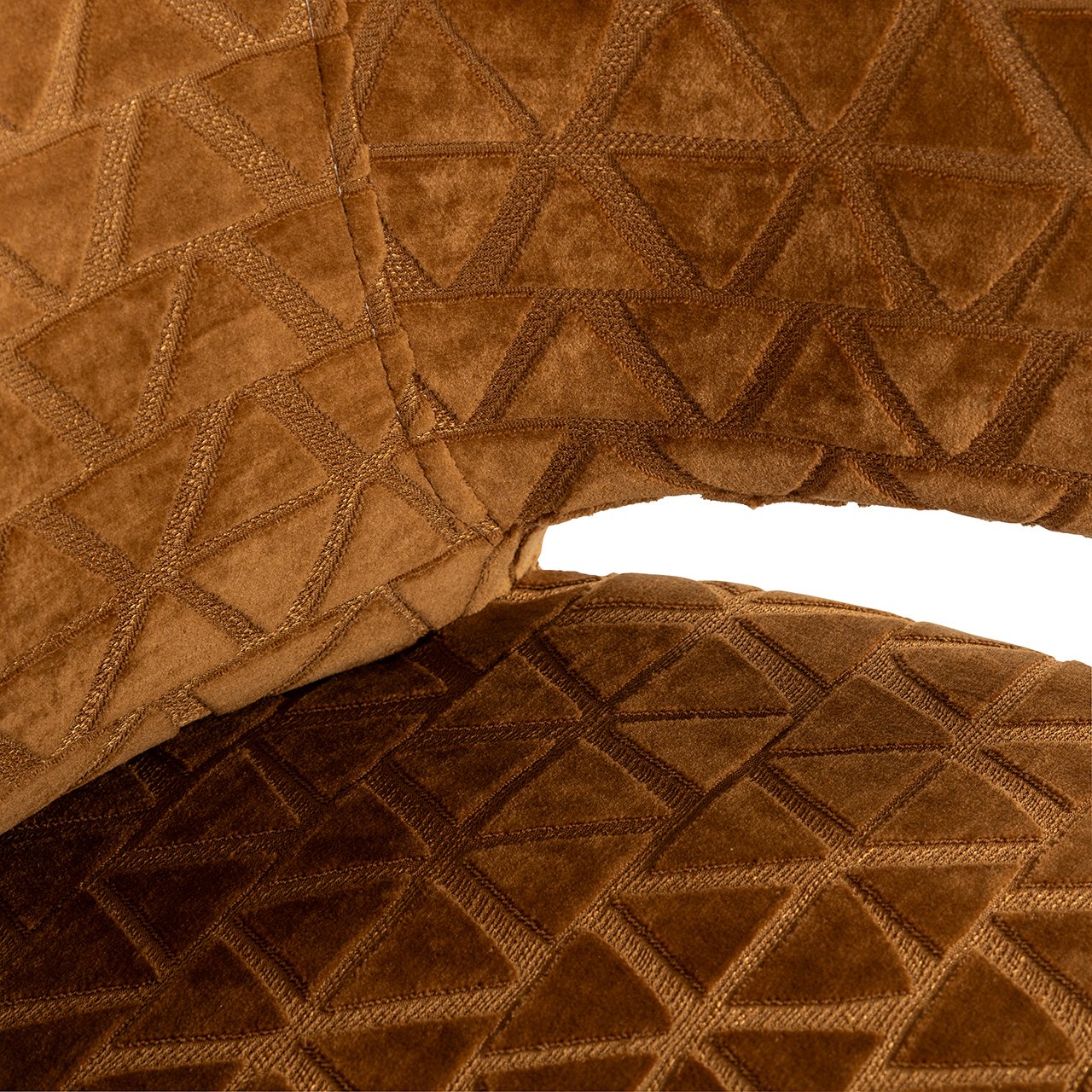 Eetkamerstoel Indigo goud driehoek (Driehoek 2013 oud goud)