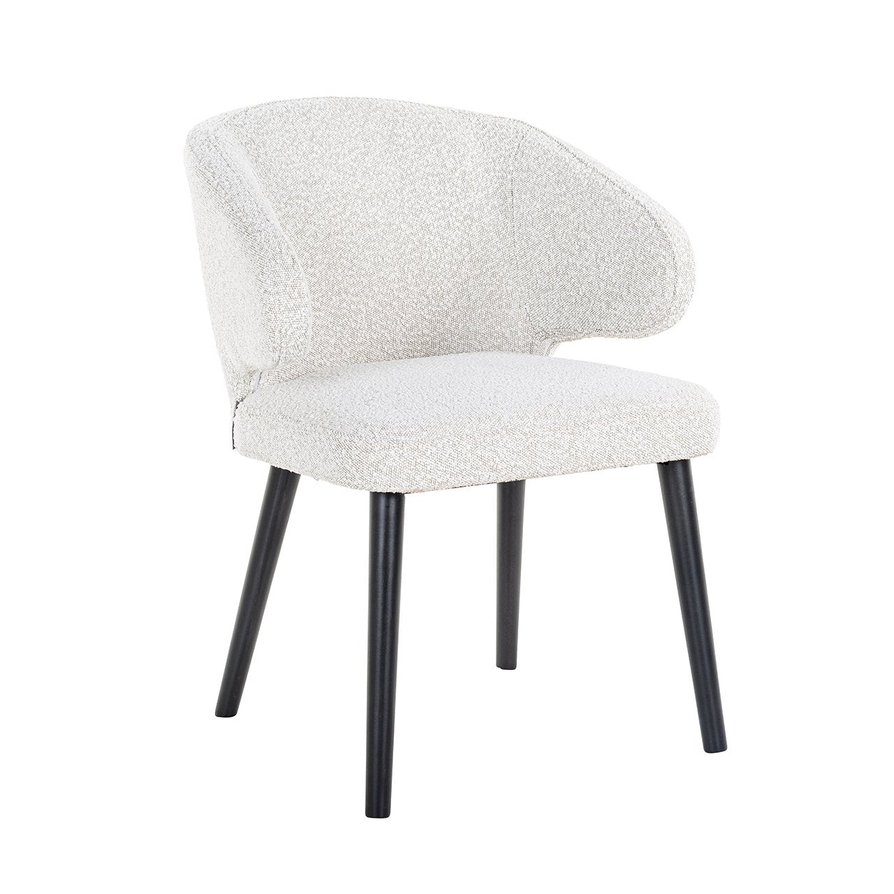 Stoel Indigo wit bouclé (Copenhagen 900 Bouclé White)