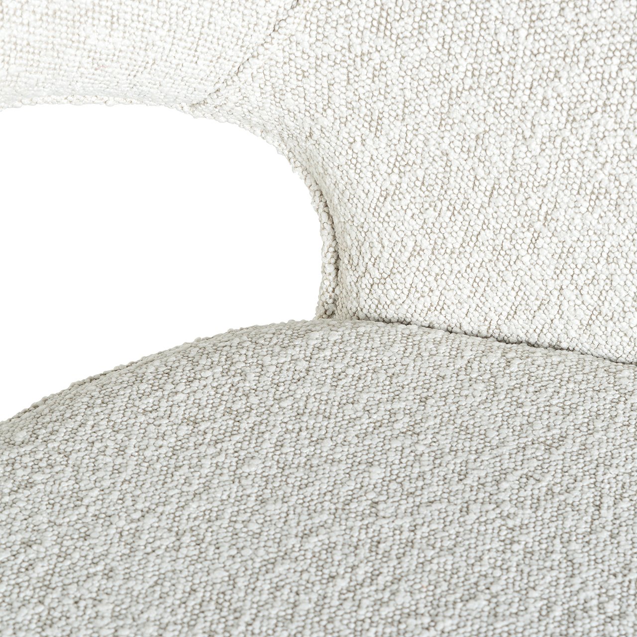 Stoel Savoy wit bouclé (Copenhagen 900 Bouclé Wit)