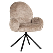 Draaistoel Jolie naturel schaap (Schap 01 natuur)