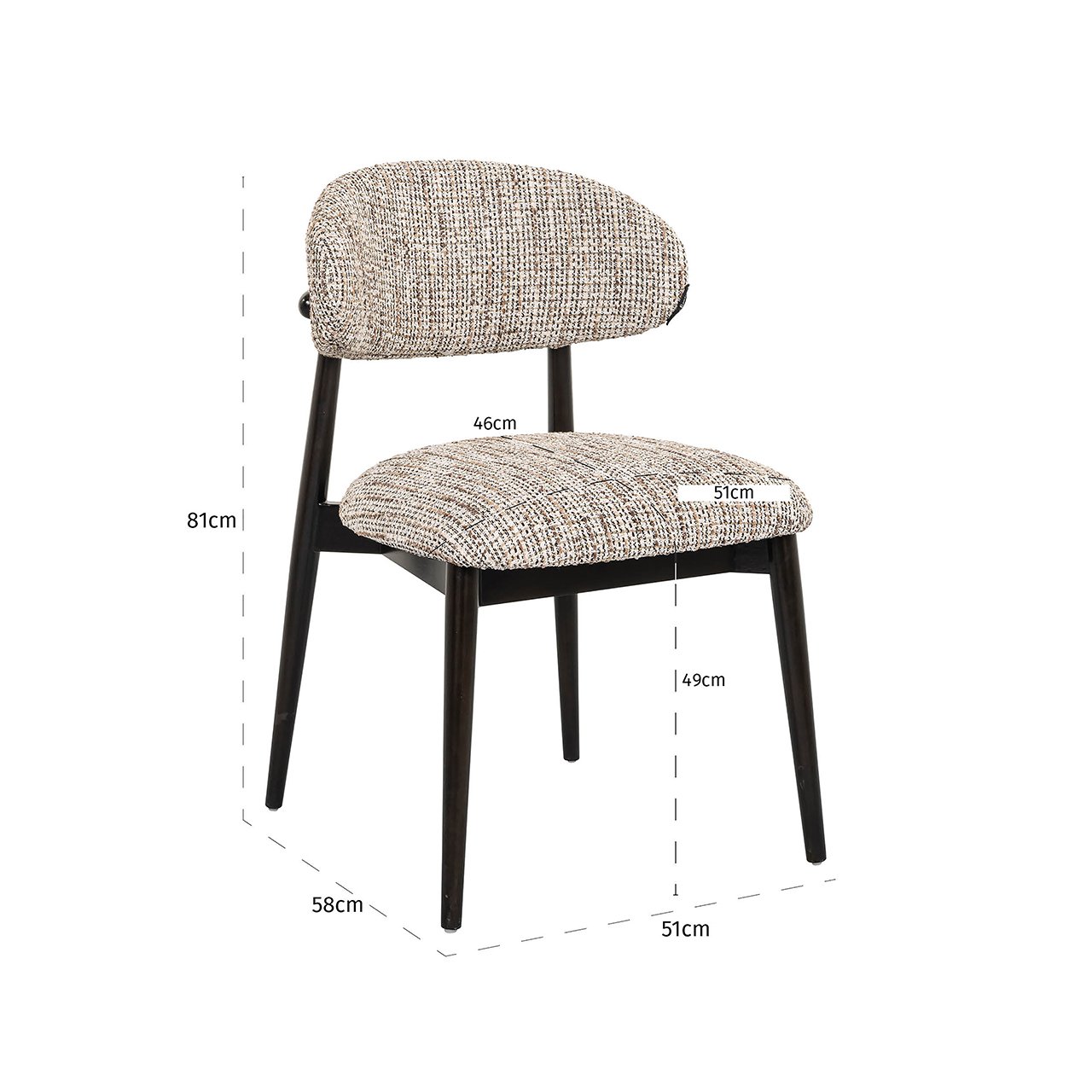 Stoel Cherry trendy natuur (Be Trendy 01 Natuur)