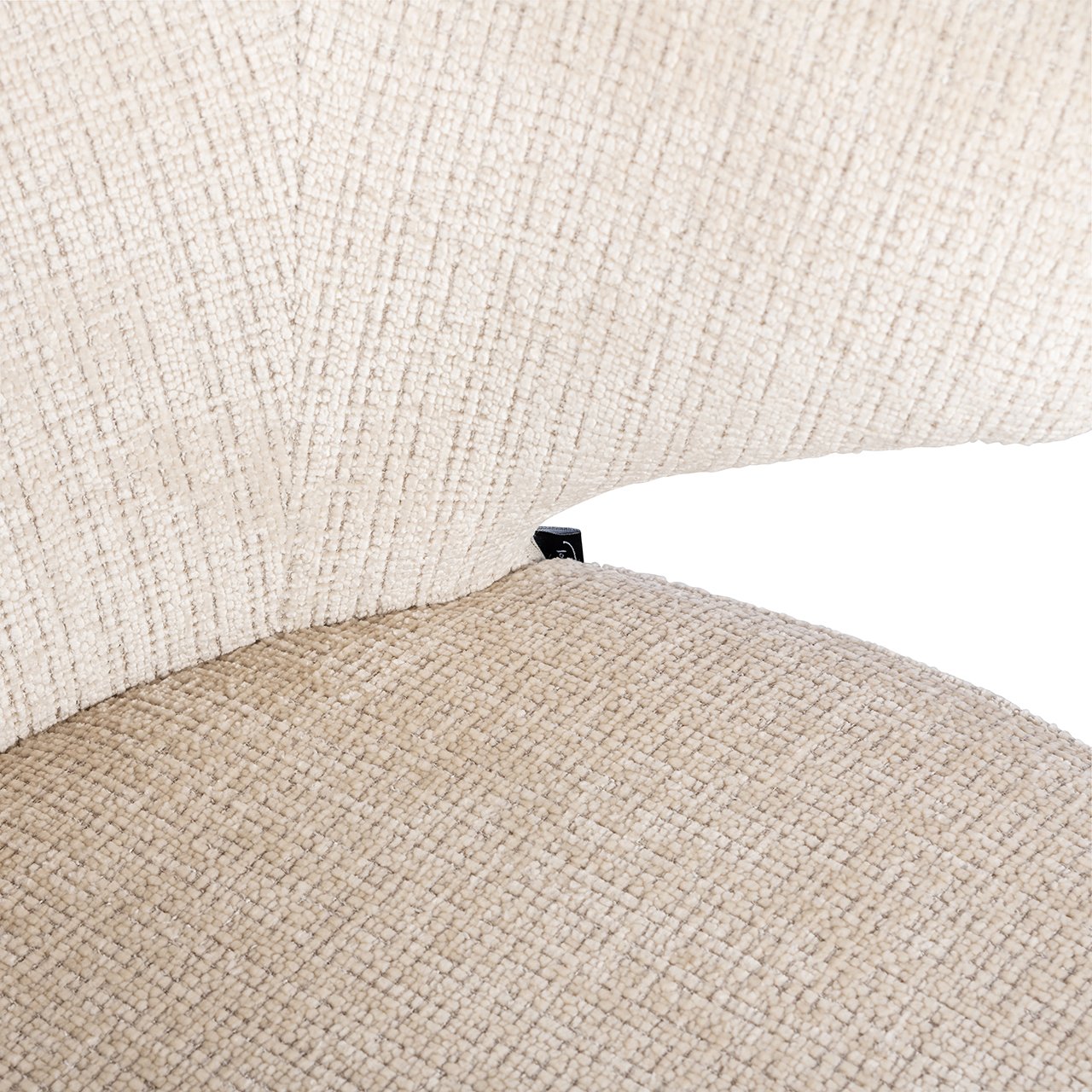 Stoel Gatsbi beige chenille brandvertragend (Niagara 902 beige Chenille)