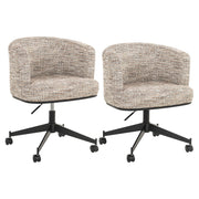 Draaistoel Rochenne met wielen trendy natuur (Be Trendy 01 Nature)