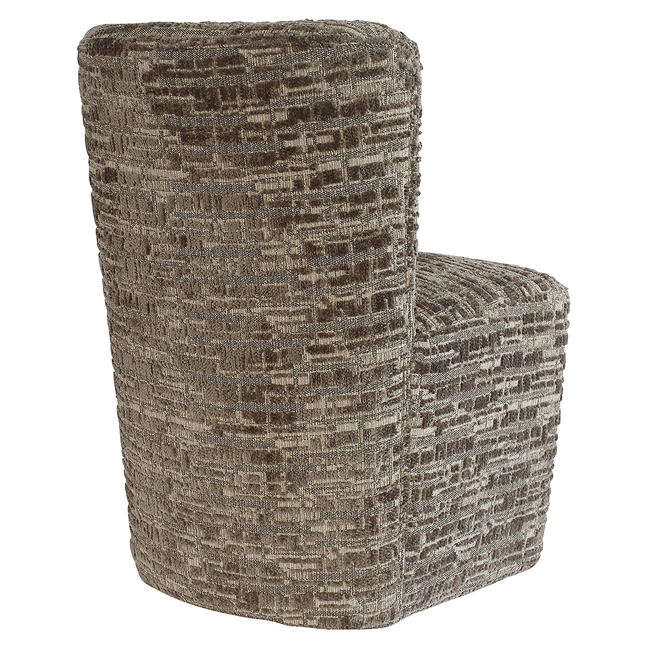 Stoel Lorain met wieltjes greige dalia (Dalia 45 Greige)