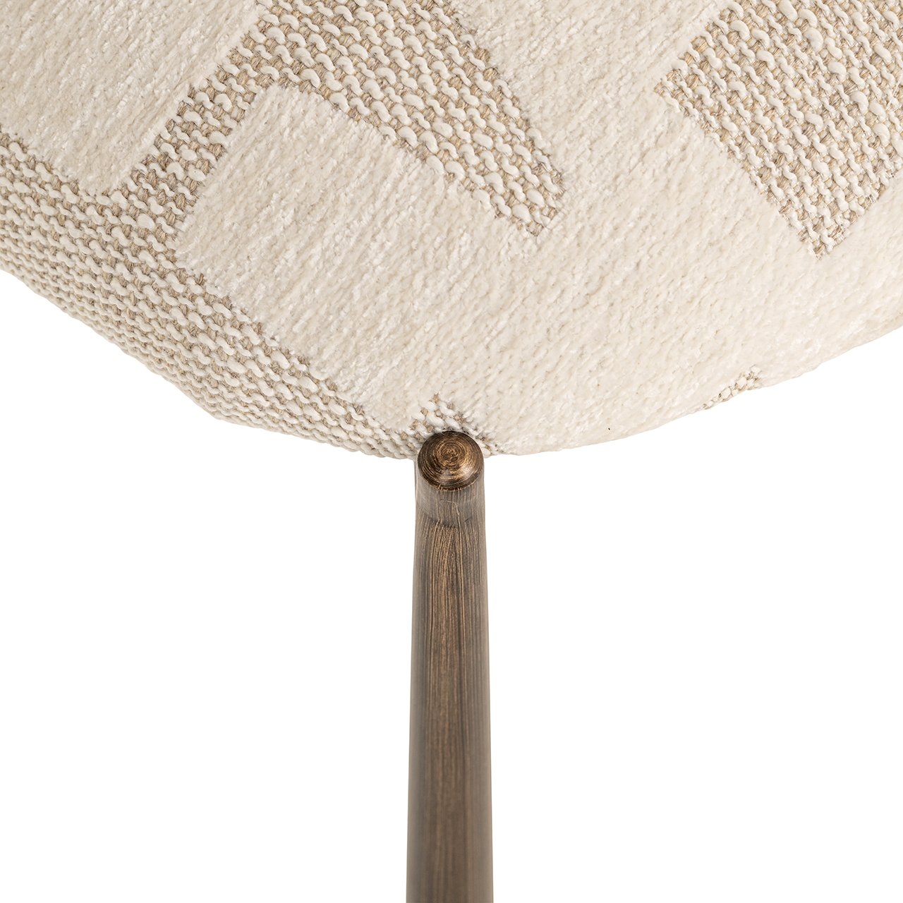 Eetkamerstoelen Lana beige graffic (set van 2) (Beige graffic)