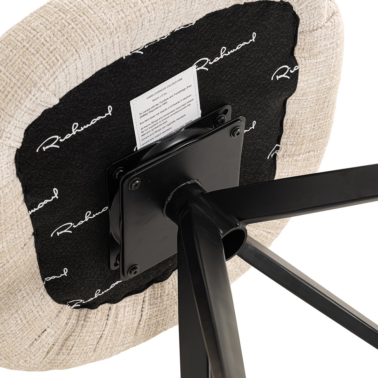 Draaistoel Serenity beige chenille (Niagara 902 beige chenille)