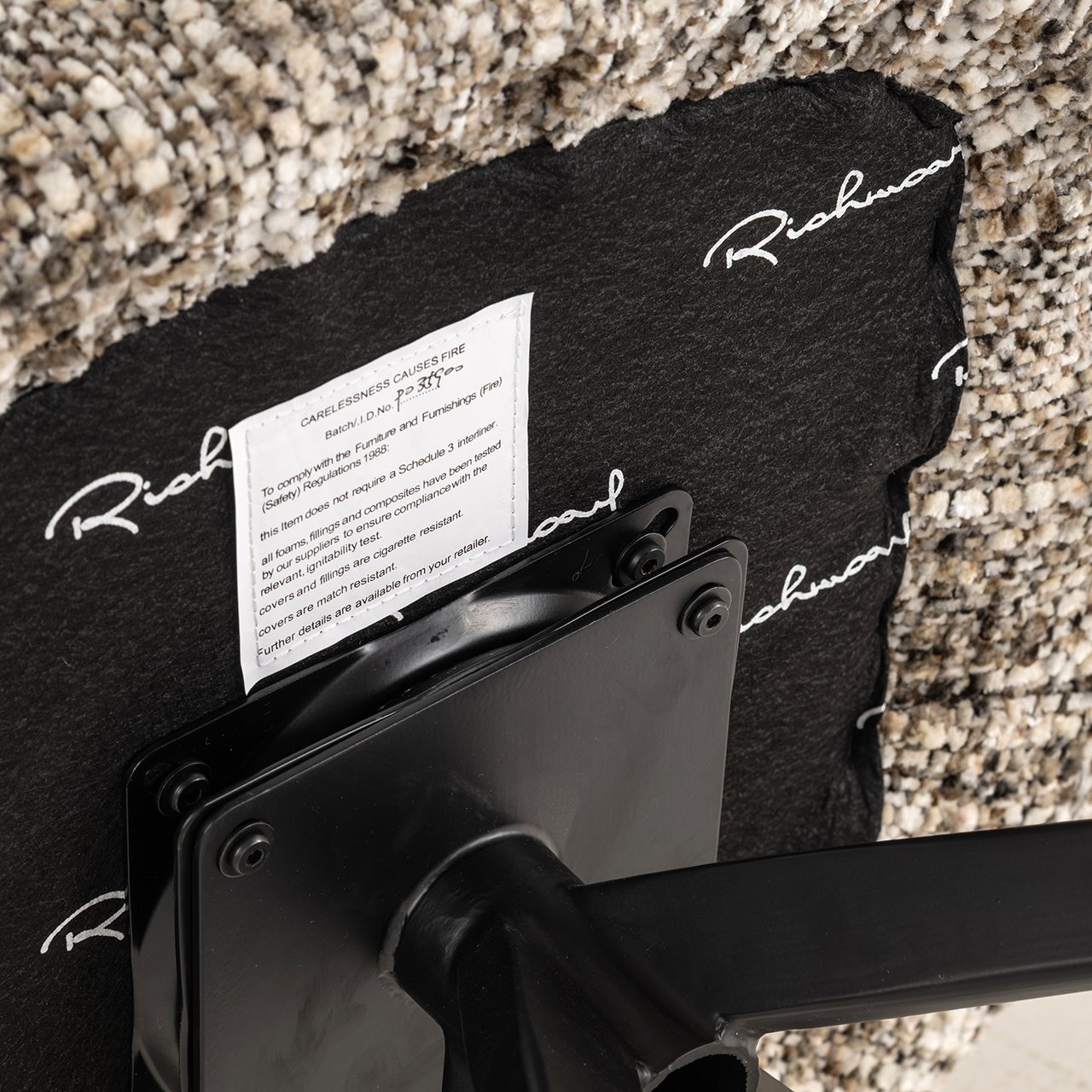 Draaistoel Serenity bruin omara (Bruin omara)