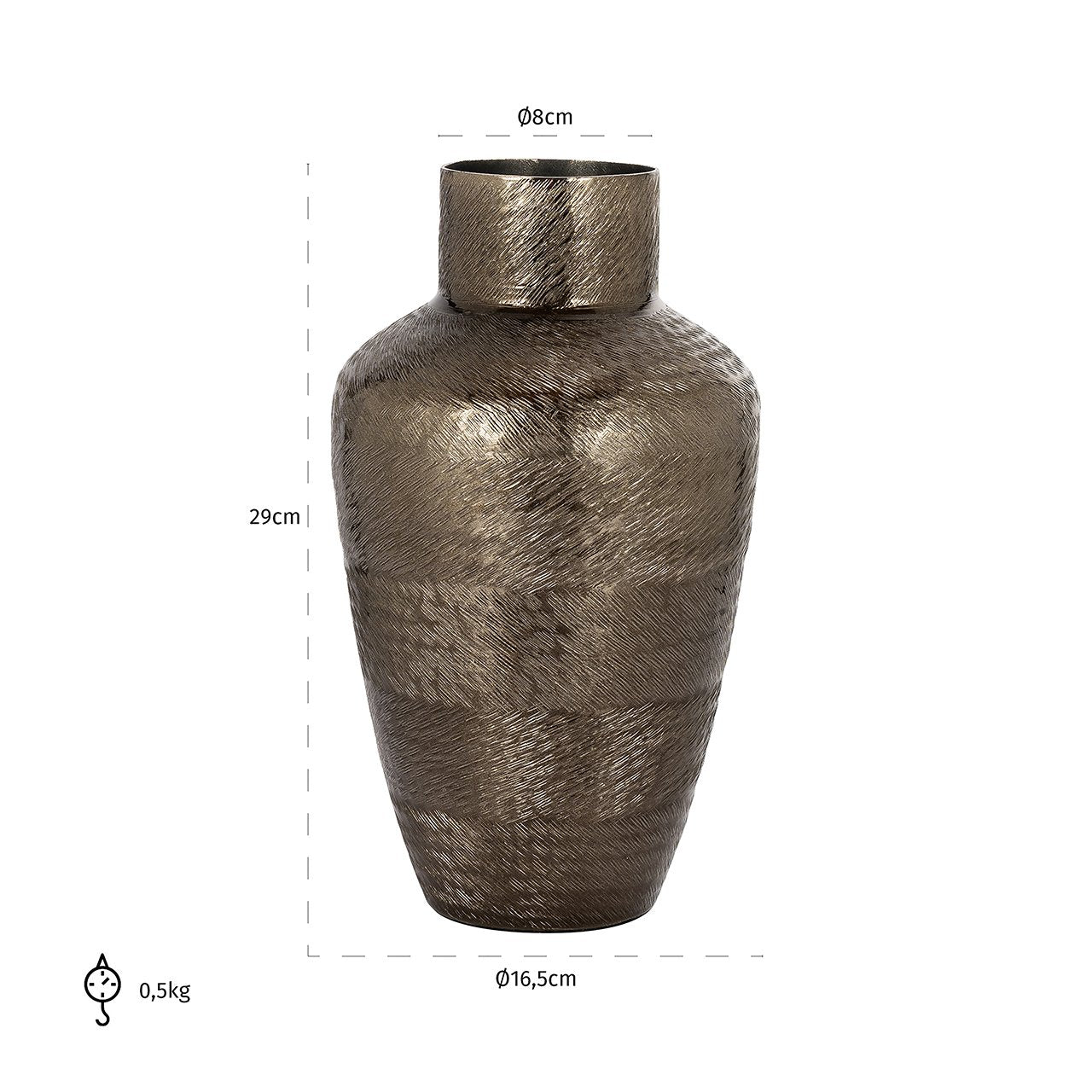 Vaas Joah klein rookzwart (Smoke)