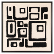 Wall art Shanita (Black/white)