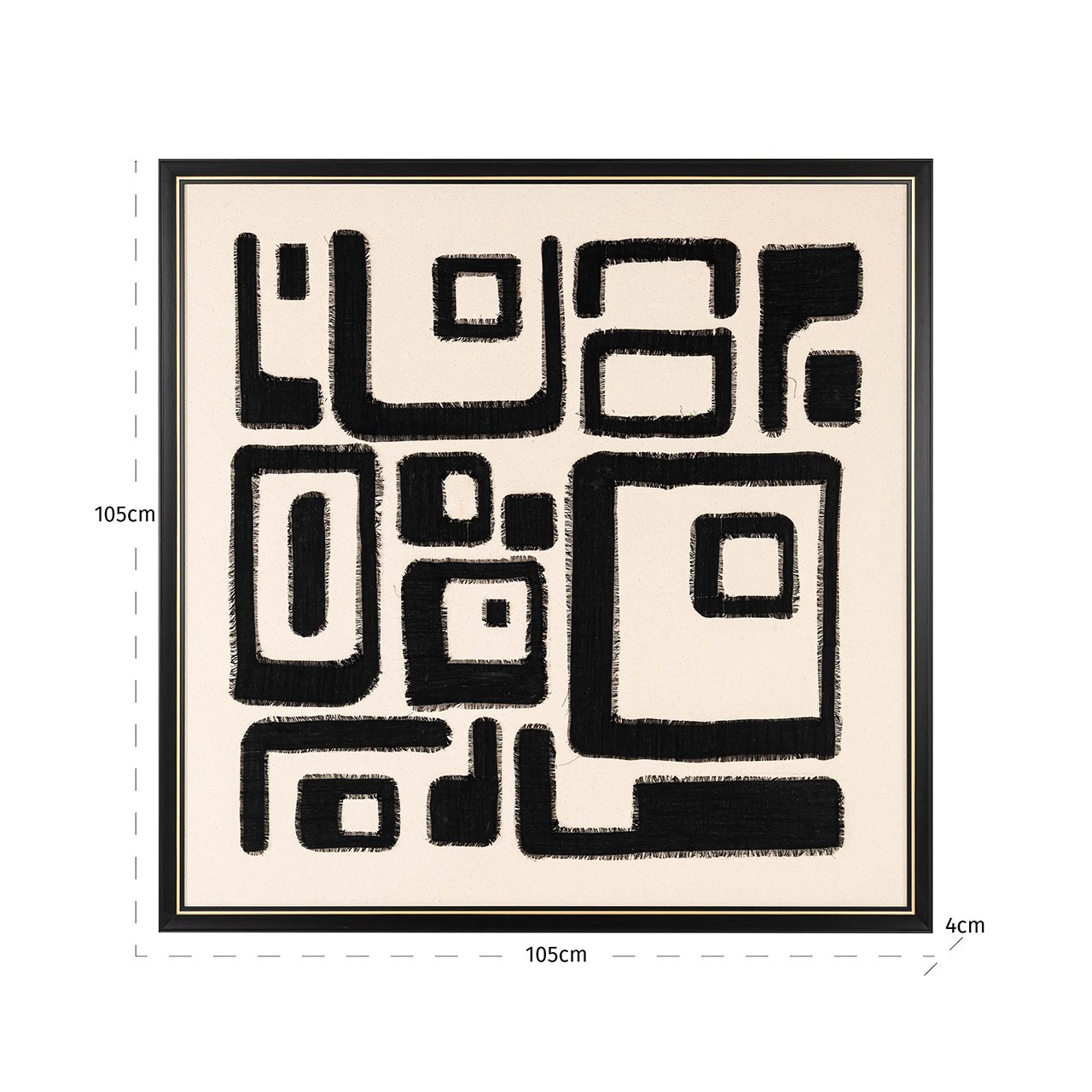 Wall art Shanita (Black/white)