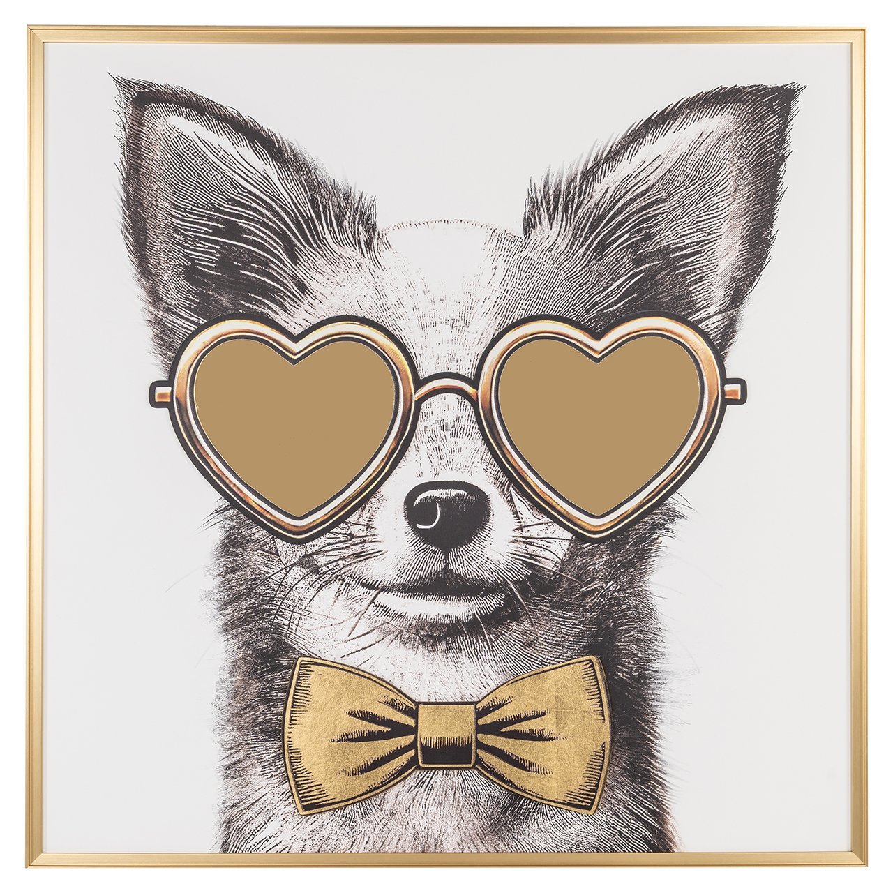 Wall art Bodhy (Black/gold)