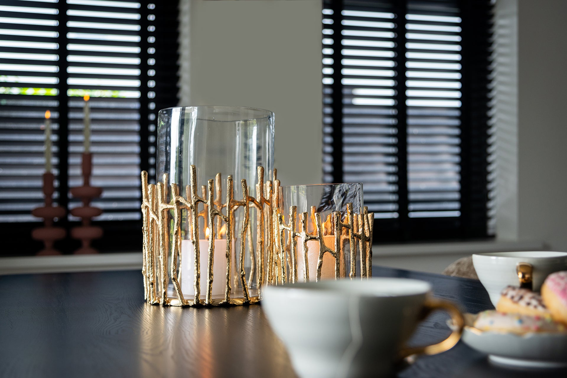 Windlicht Loretta klein (Gold)