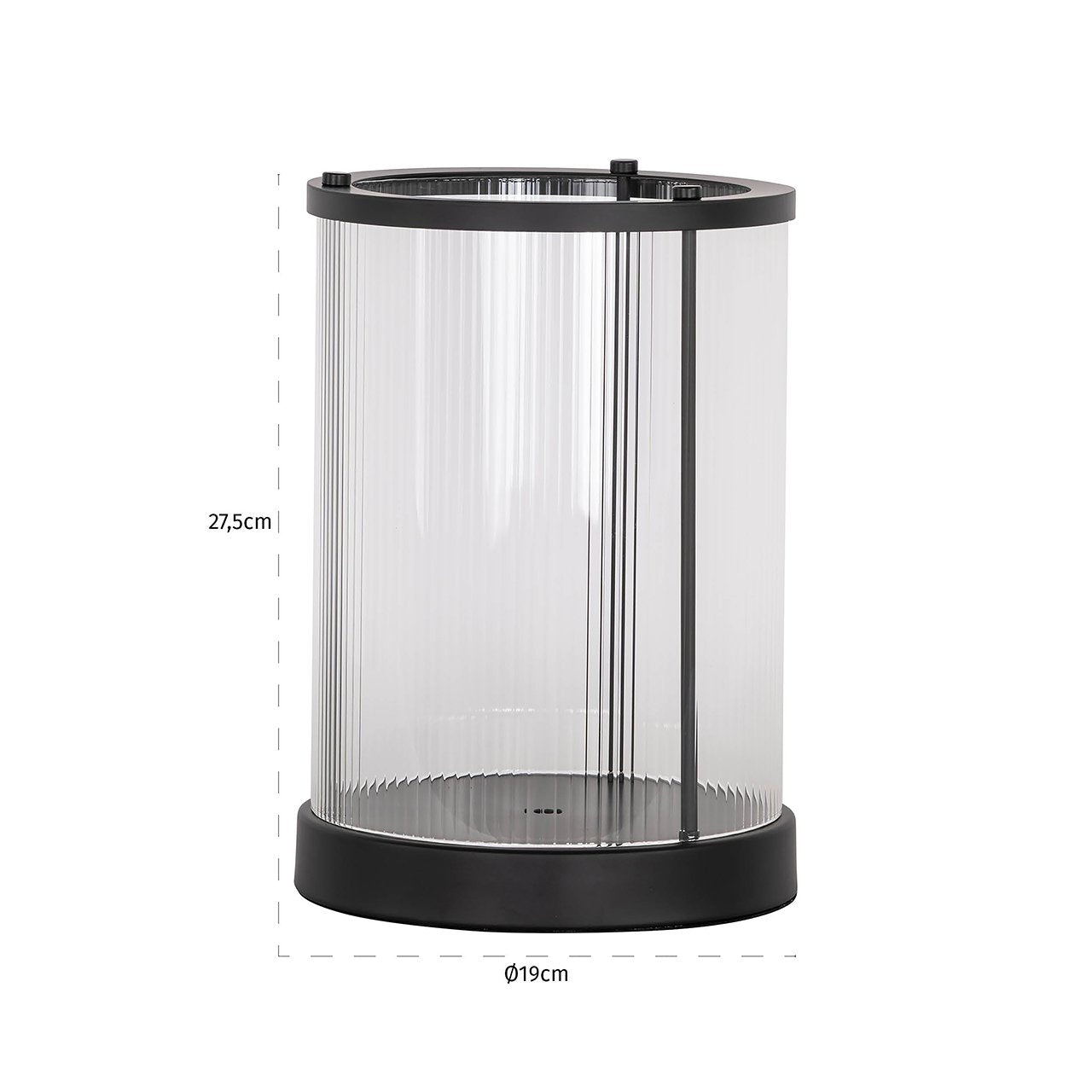 Windlicht Dayene klein (Black)