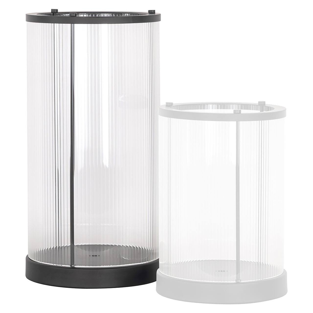 Windlicht Dayene groot (Black)