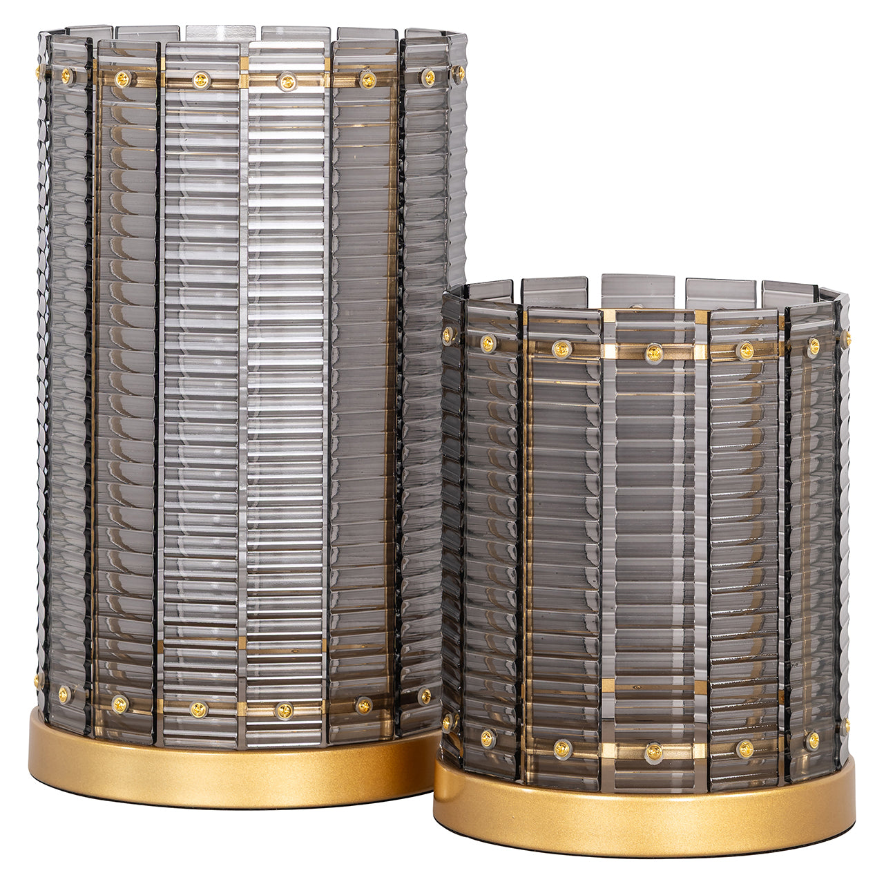 Windlicht Daylin groot (Smoke)