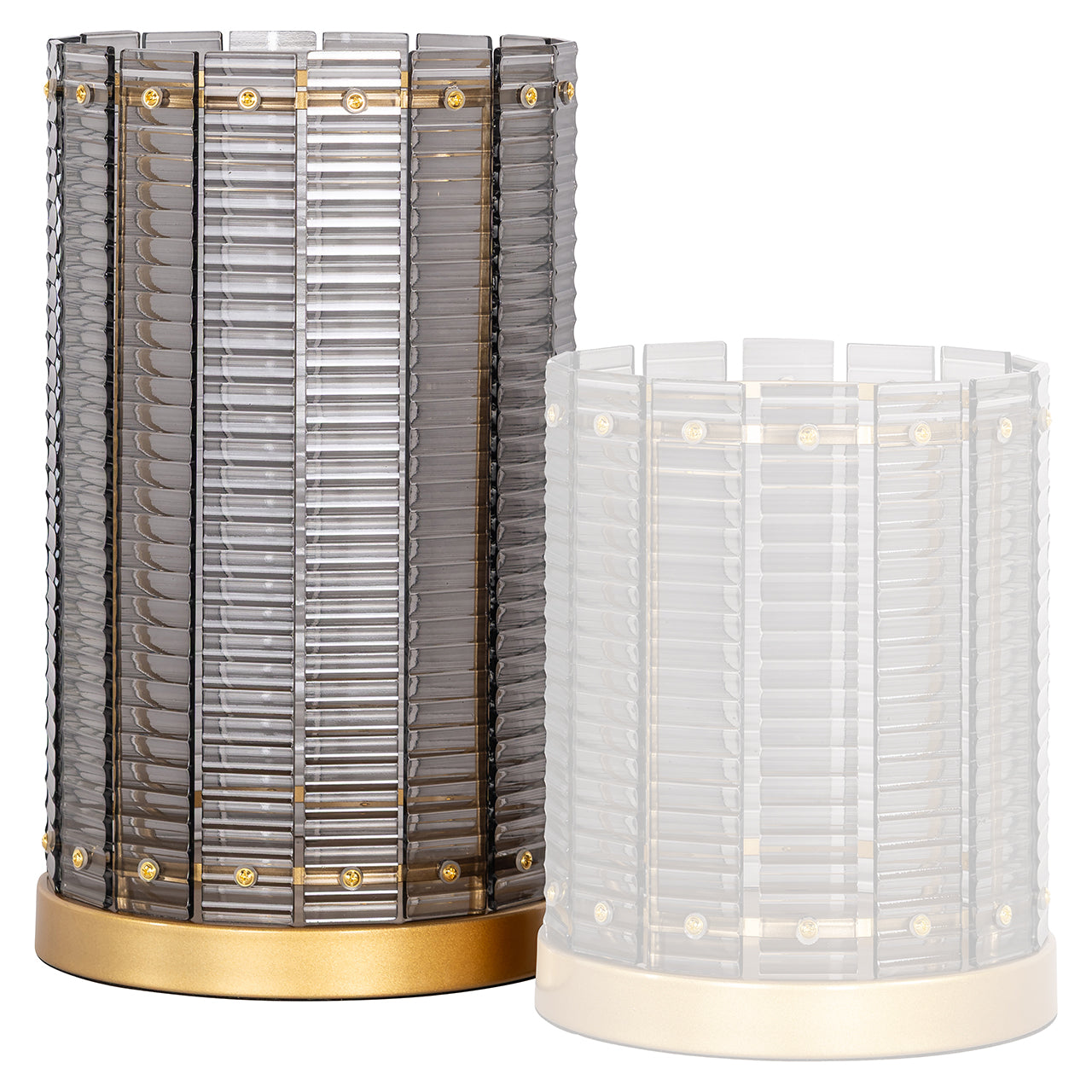 Windlicht Daylin groot (Smoke)