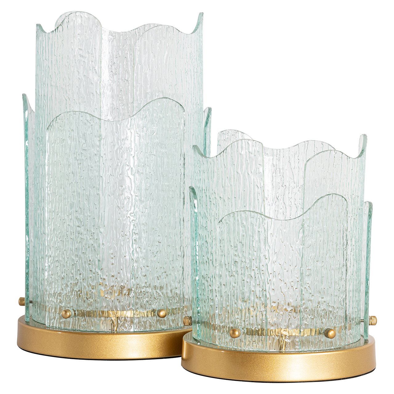 Windlicht Danila groot (Gold)