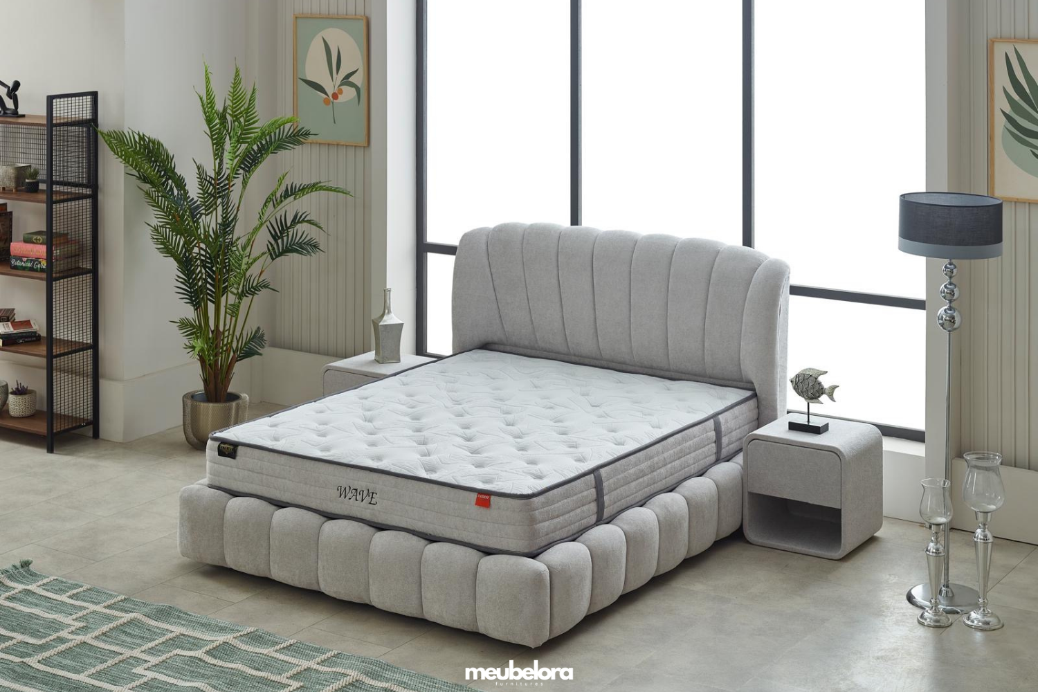 Boxspring Wave + Matras