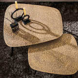 Salontafel — XXL metallic — Set van 2