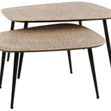 Salontafel — XXL metallic — Set van 2