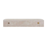 Zwevend Tv-Meubel - 200 cm - Travertine - Keramiek bovenblad
